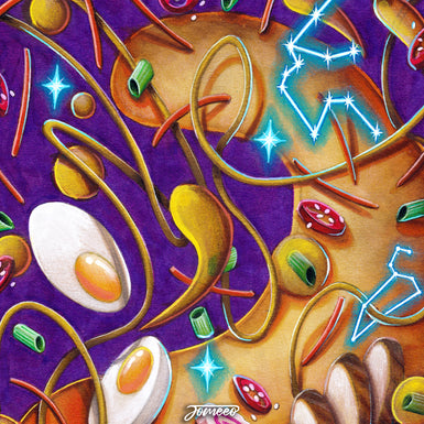 A Starry Ramen - The Food Saga ART PRINT