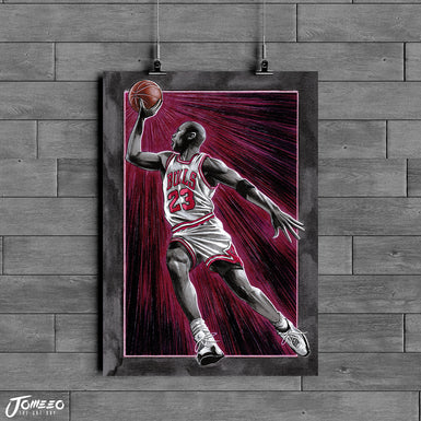 Michael Jordan - A4/A3/A2 ART PRINT