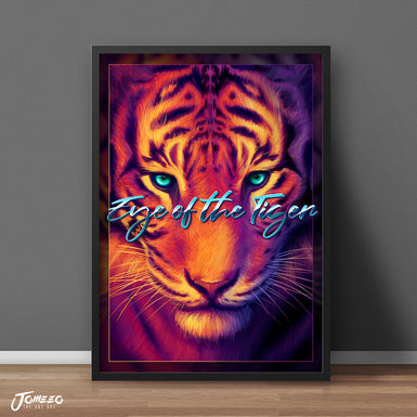 Eye of the Tiger (Orange Variant) - A4/A3/A2 Digital Art Print