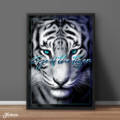 Eye of the Tiger (White Variant) - A4/A3/A2 Digital Art Print