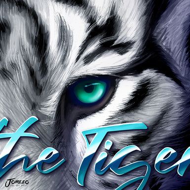 Eye of the Tiger (White Variant) - A4/A3/A2 Digital Art Print