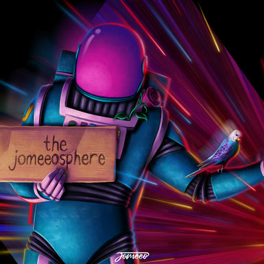 Hitchhiker's Guide to the Jomeeosphere - ART PRINT