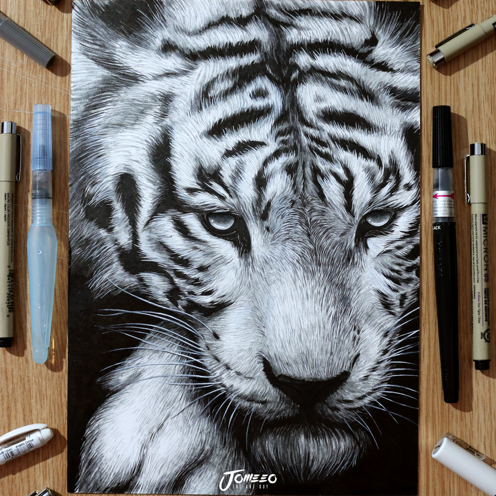 How to Draw a Baby Tiger - Really Easy Drawing Tutorial